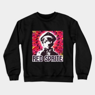 Shonen Flop Red Sprite Design Crewneck Sweatshirt